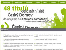 Tablet Screenshot of inzerce.ceskydomov.cz